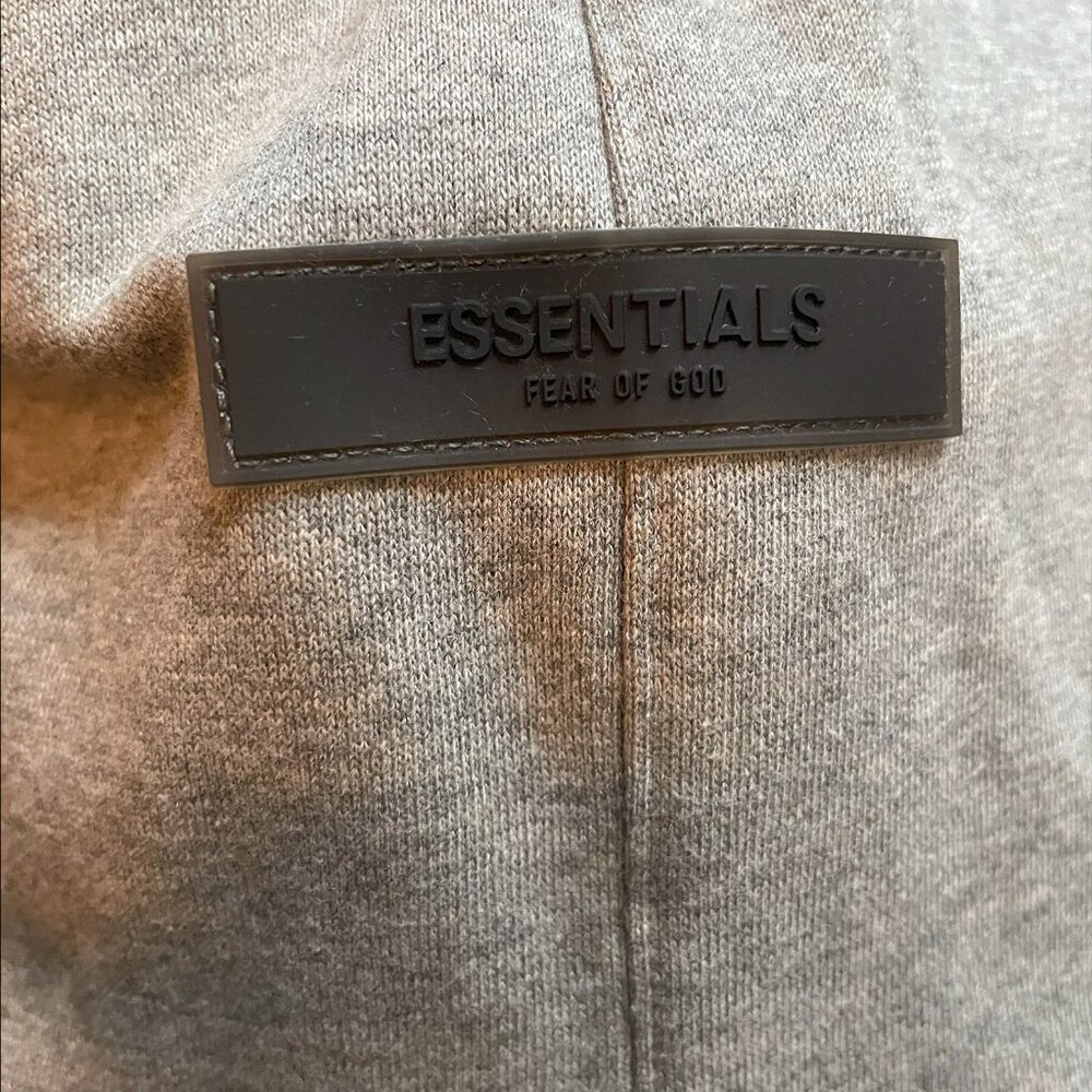 FOG - Fear of God Essentials Dark Oatmeal Joggers - (READ DESCRIPTION) - Picture 4 of 8